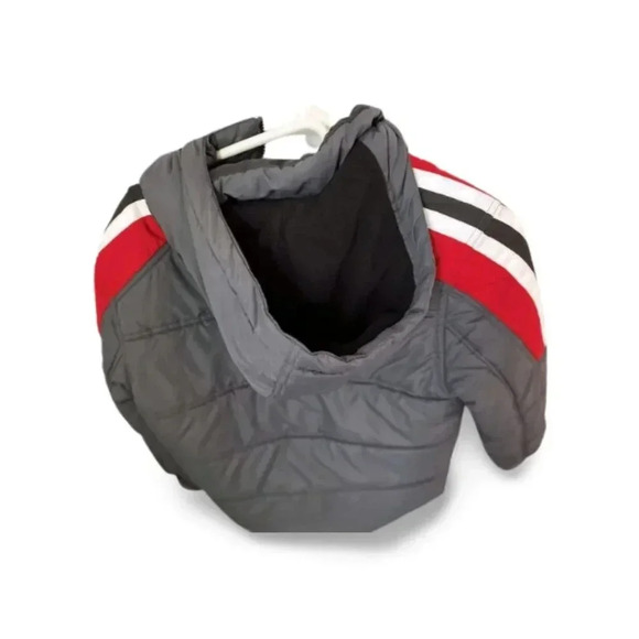 Protection System Hooded Gray/Red Jacket Performance Outerwear Boys Size 10-12 - Picture 3 of 13